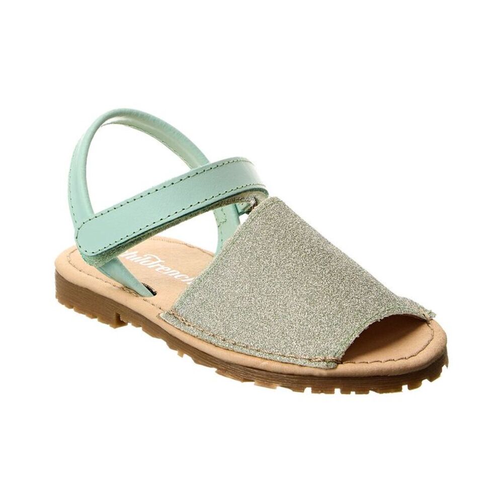 Childrenchic Leather Sandal, Green